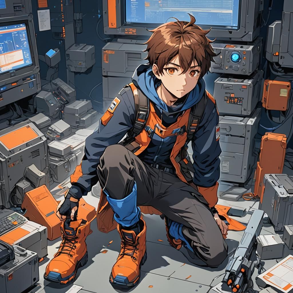 Isaac, Anime Stats Master, by Studio Trigger