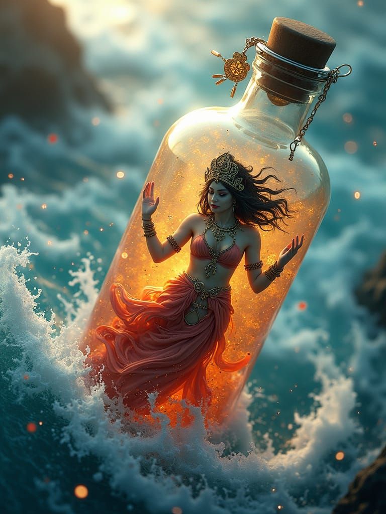 Kali Ma: Goddess in a Bottle, Anime 3D Art