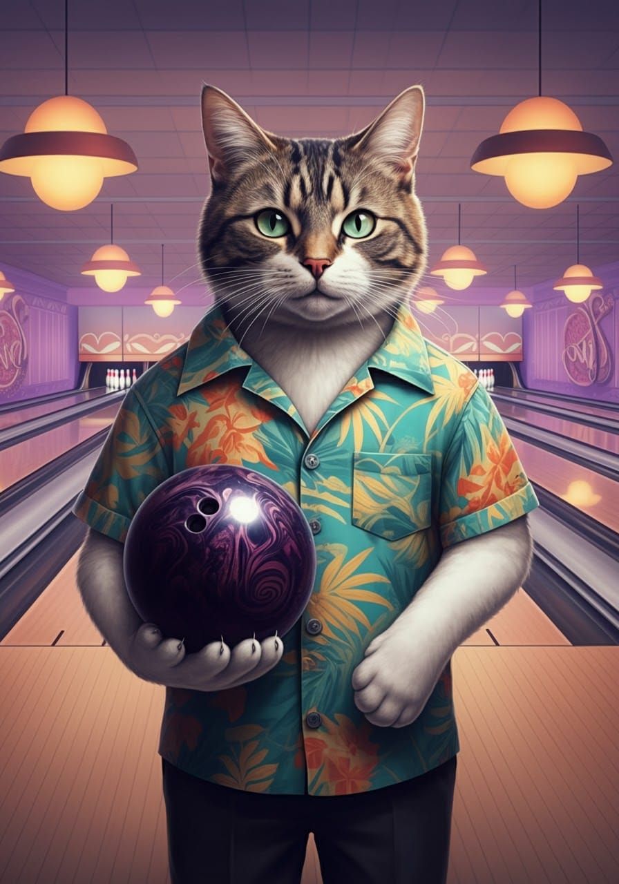 Bowling Alley Cat