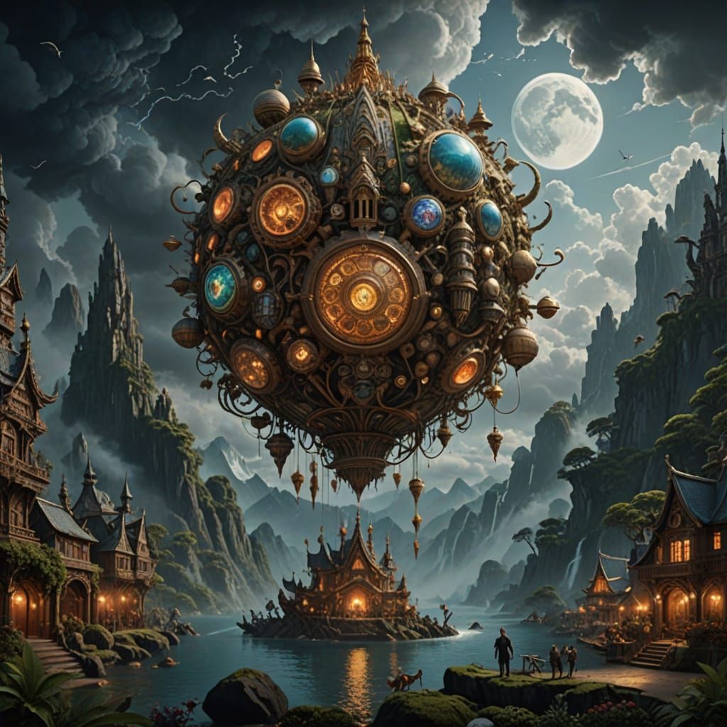 Epic Cinematic Masterpiece in Vibrant Color Palette