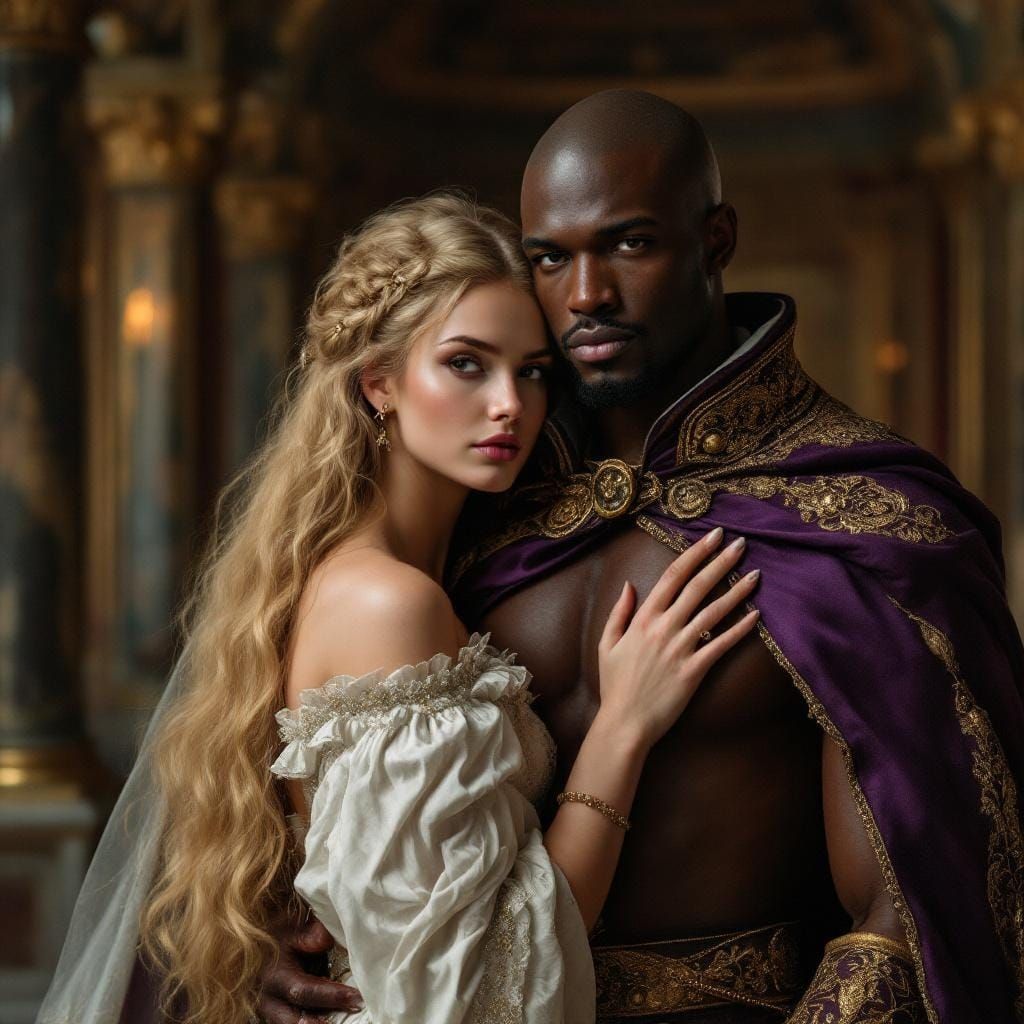 Renaissance Merchant Couple in Venetian Palace