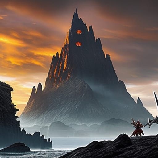 Elder Elves Clash on Mordor Island