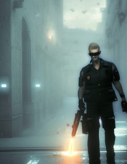 noir police officer
