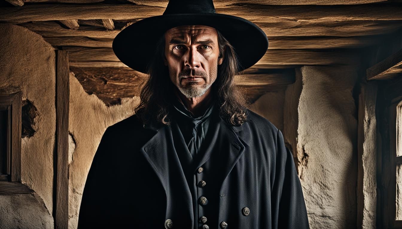 Medieval Witch Hunter Portrait in Detailed Digital Painting