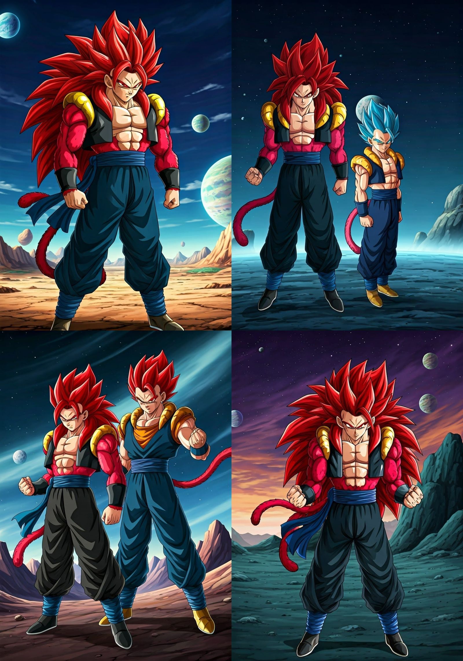 Anime Style Face-Off on Planet Namek