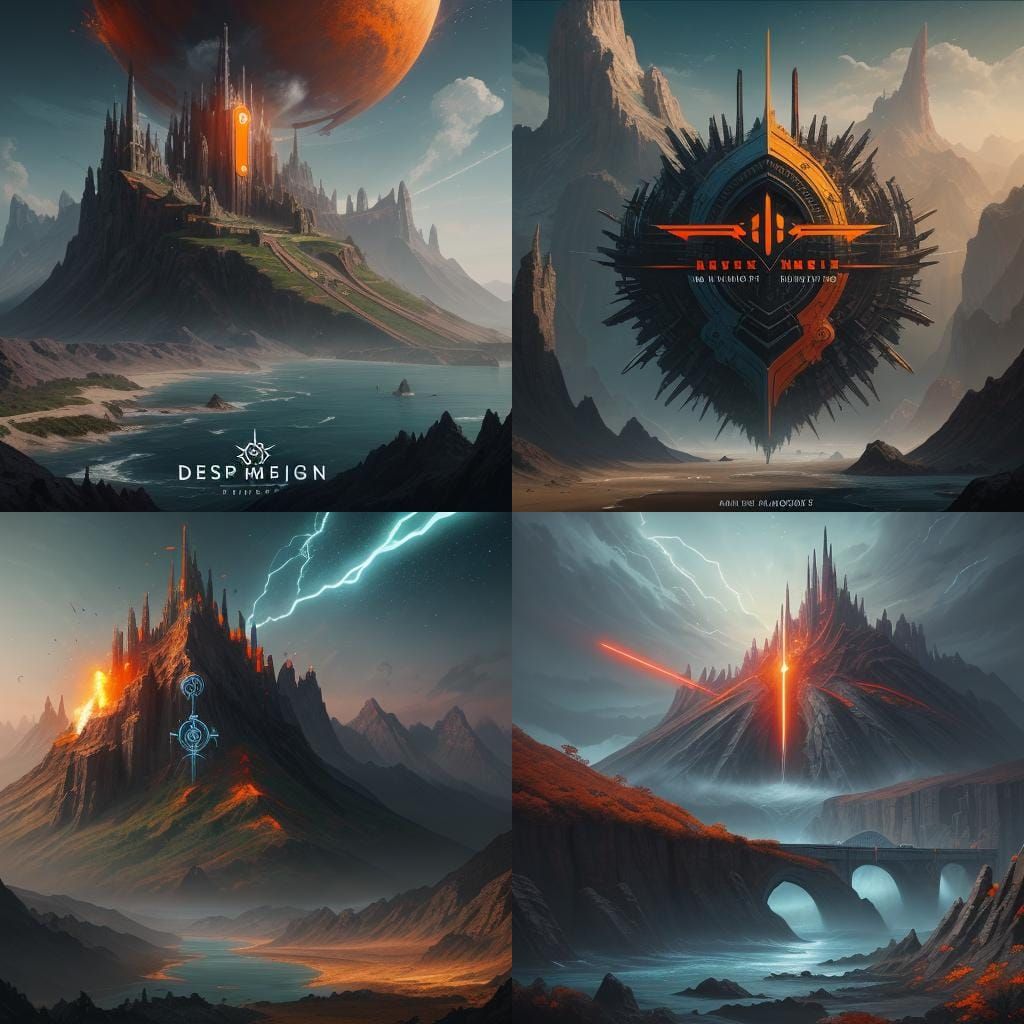 Vibrant Logo Design with Digital Marketing Symbol