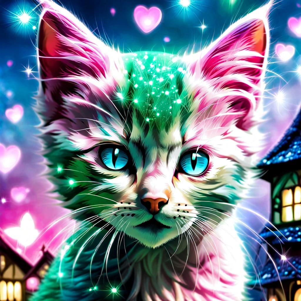 Glitter Kitten in Glittery Kitten Village