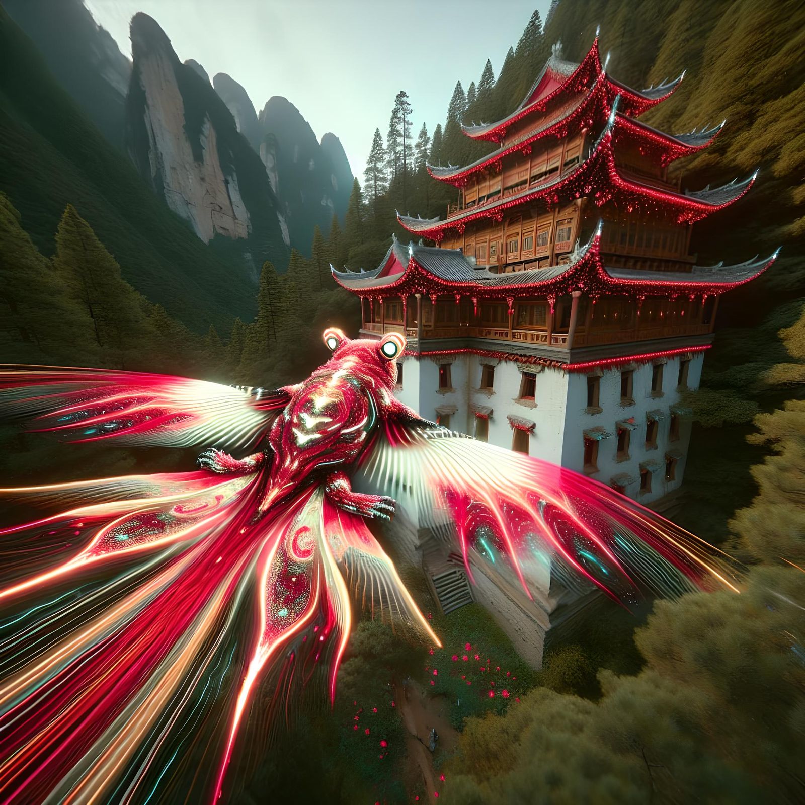 Giant Flying Squirrel in China: Bioluminescent Lifeforms