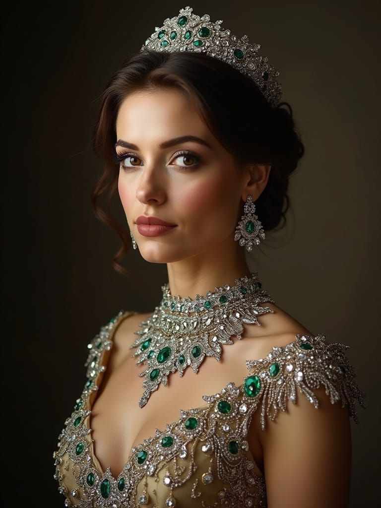 Lady with jewelry