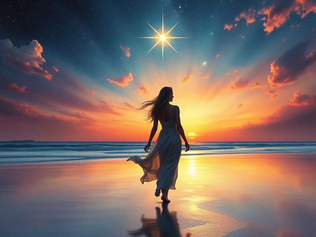 8 Images (03): Und wenn ich abends in den Sternenhimmel schaue, dann leuchtet ein Stern immer besonders hell – dann weiß...