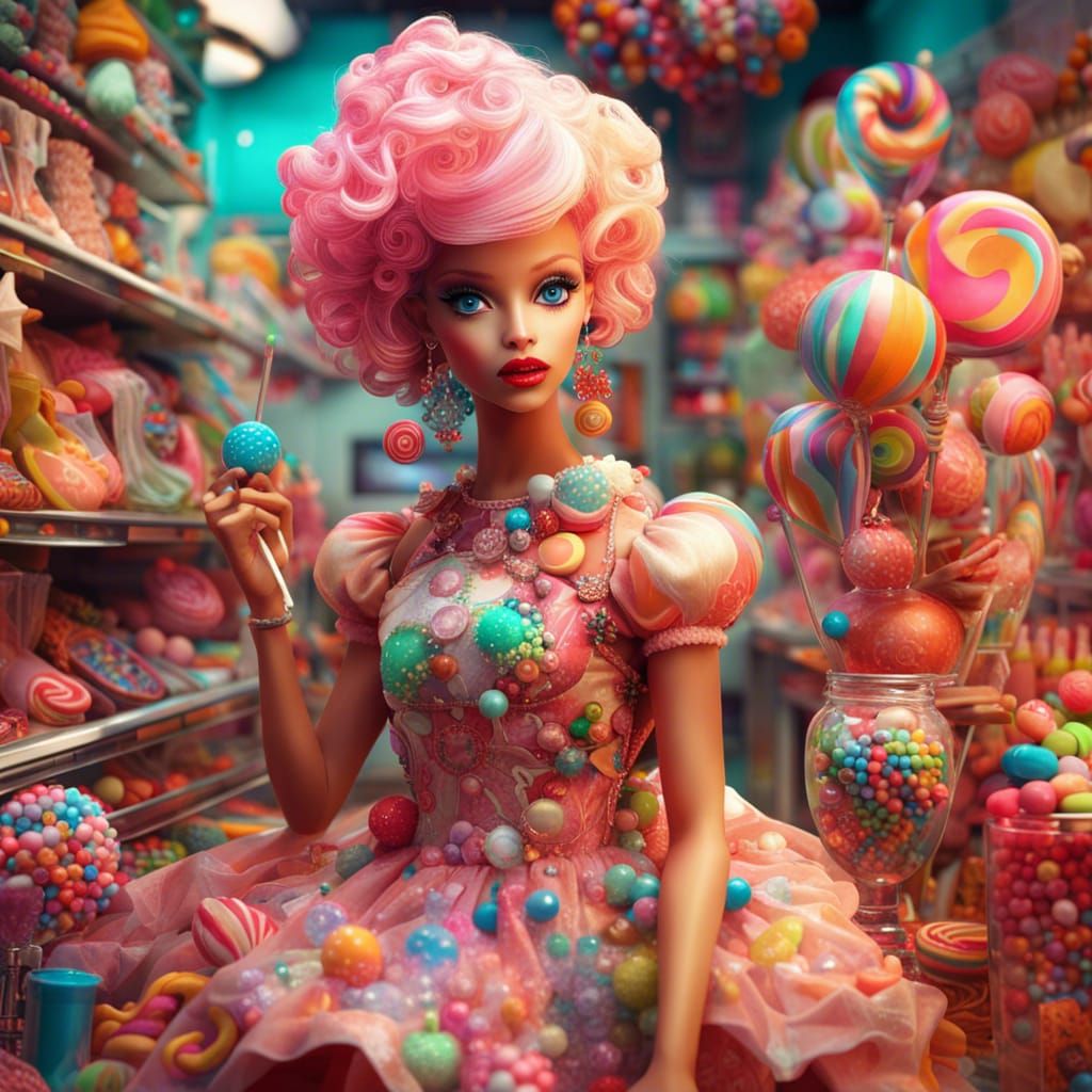 Barbie Doll in Candy Store: Fantasycore Masterpiece