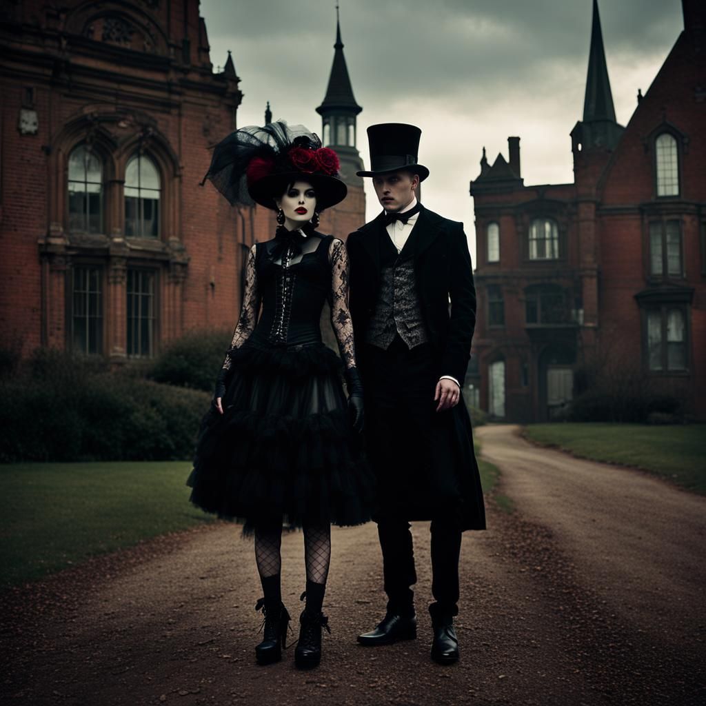 Gothic Punk Meets 1920s Fashion in Dark Romanticism