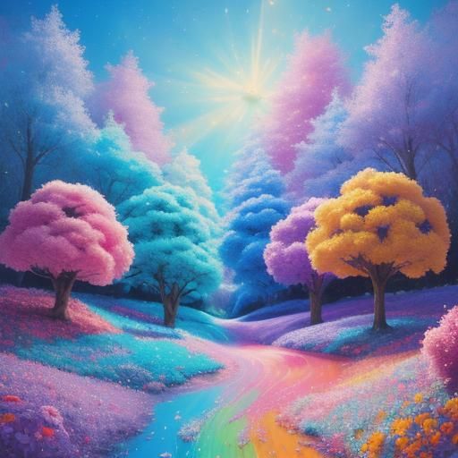 Mario in Candyland: A Gouache Concept Art