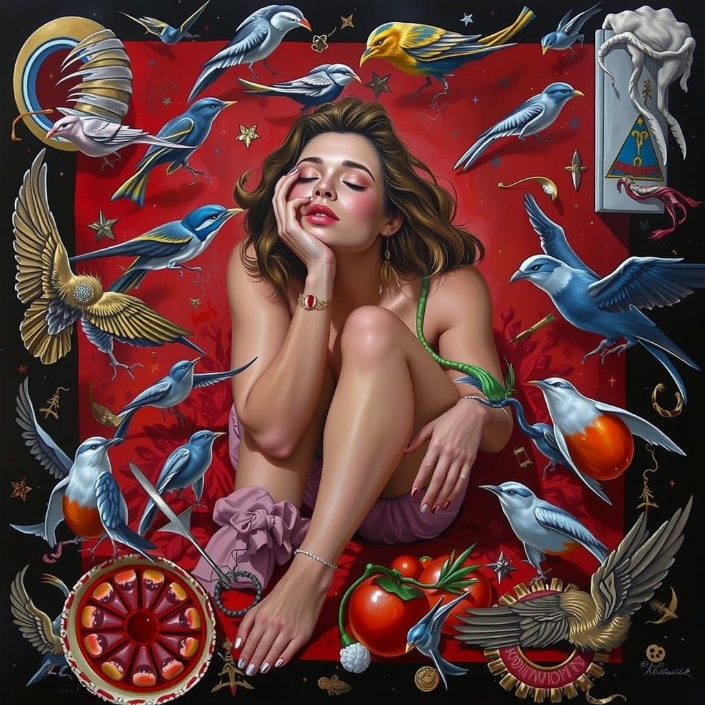 High Contrast Image with Vivid Colors and Fine Details