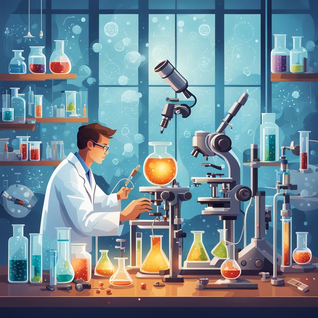 Scientists Conduct Experiments with Cutting-Edge Technology