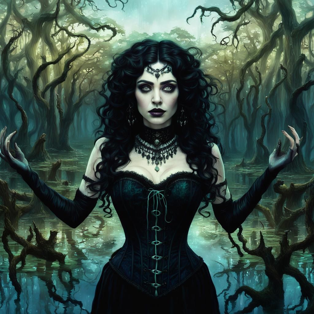 Cajun Bayou Witch Summons Ghosts in Louisiana Swamp