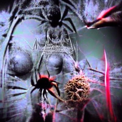 Hyperreal Dark Cave Dweller Arachnid