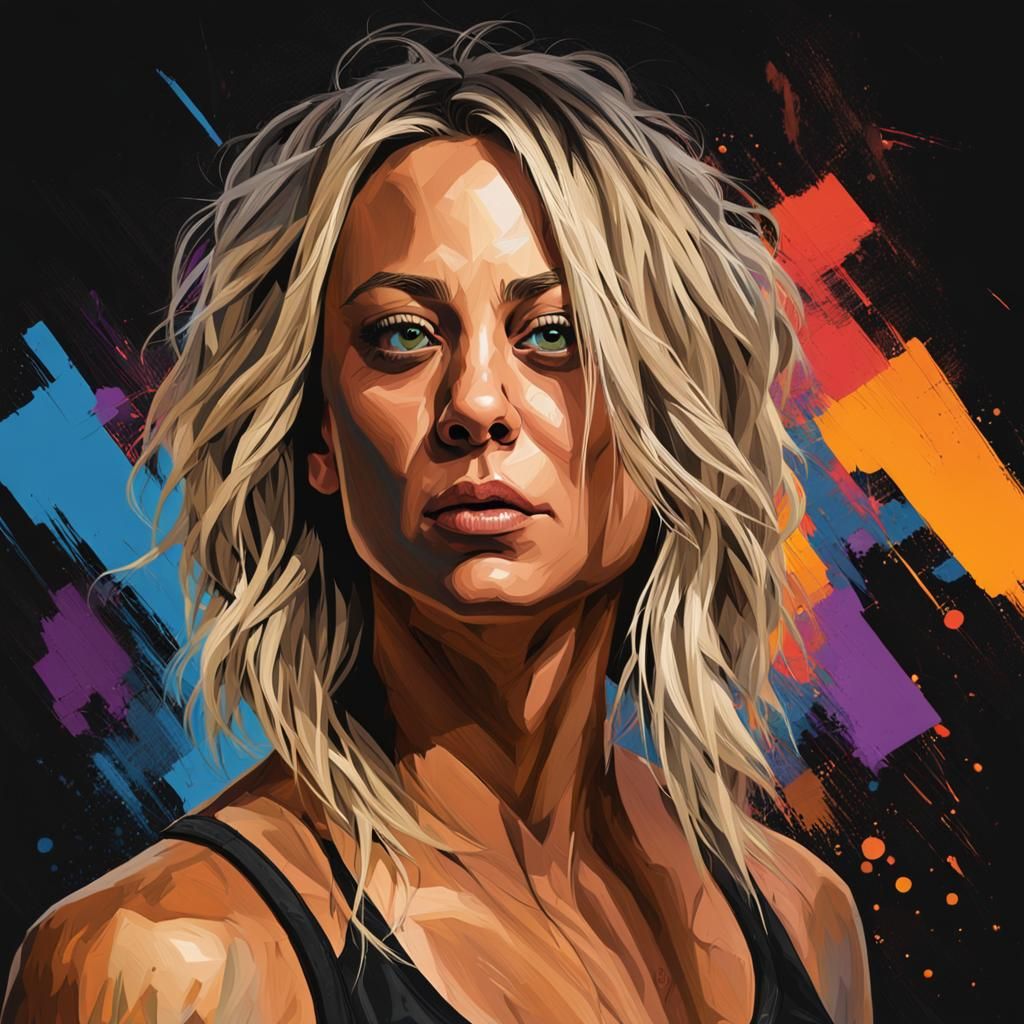 Hyperrealistic Portrait of a Woman with Blonde Hair