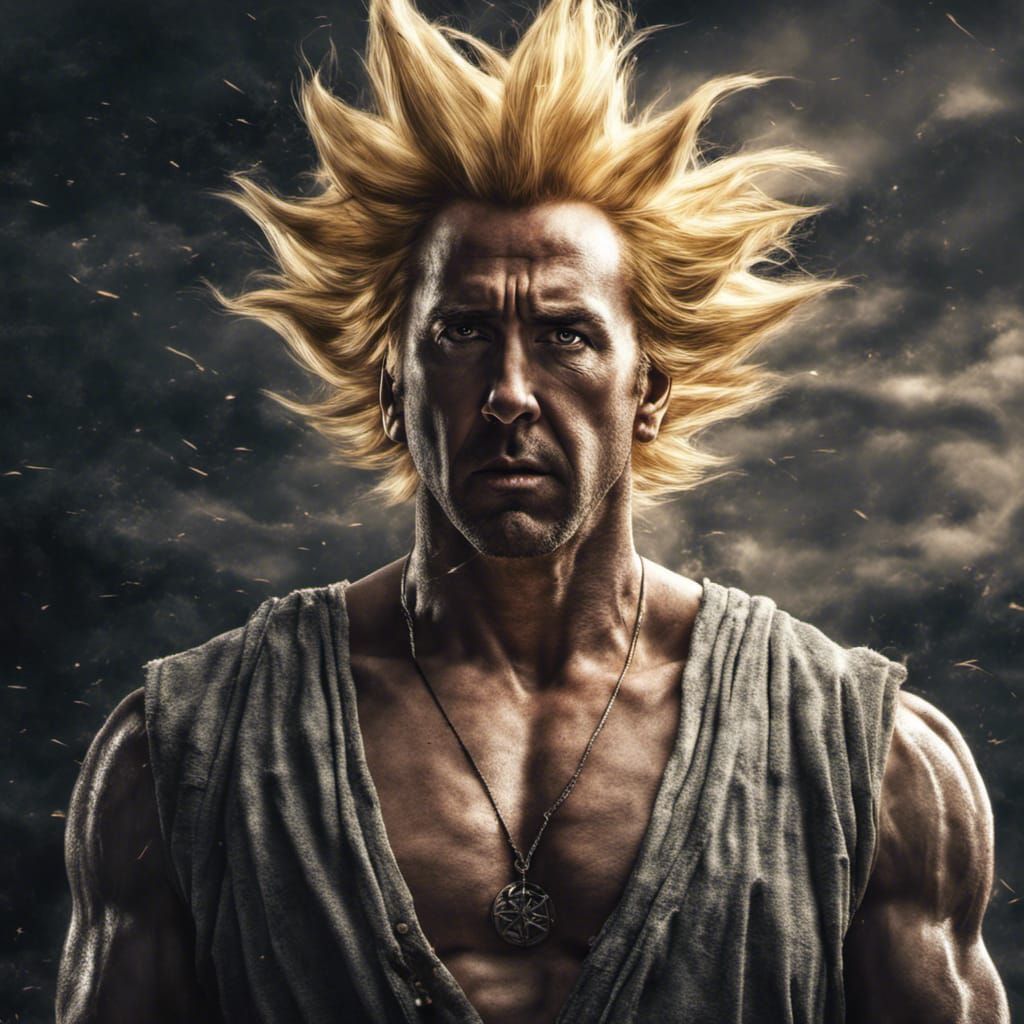 Nicholas Cage as Super Saiyan Warrior