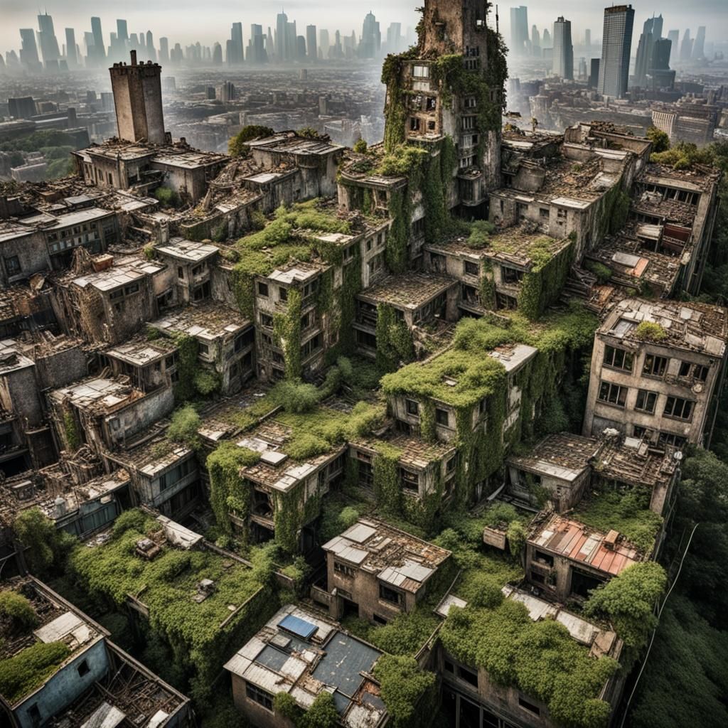 Overgrown Metropolis: Professional Color Portrait