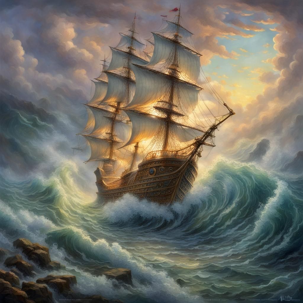 Ship in a Storm