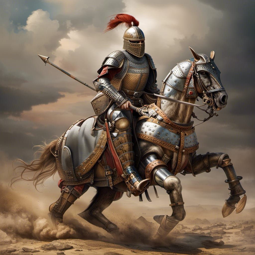 Classical Age American Cataphract Warrior