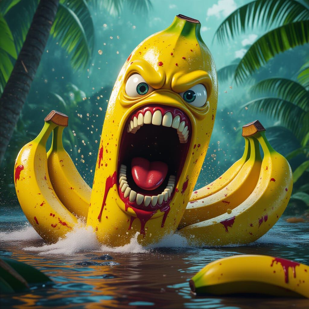 Killer Bananas Movie Poster Art