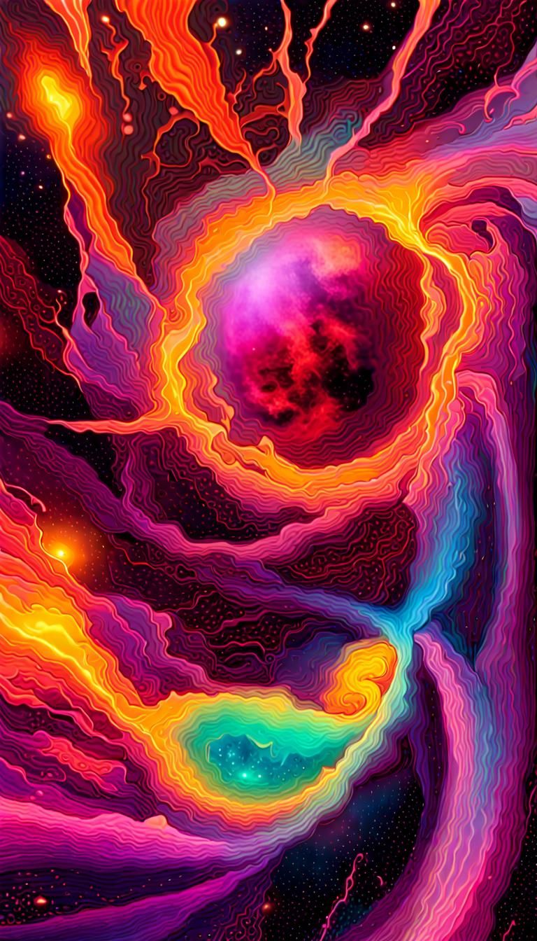 Hyperionized Plasma Creates Discrete Neon Images