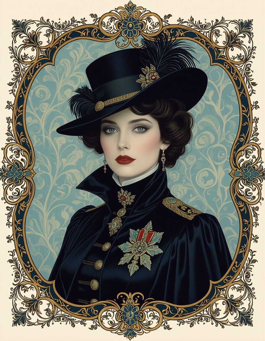 Vampire Countess Chief Constable in Dashing Portrait