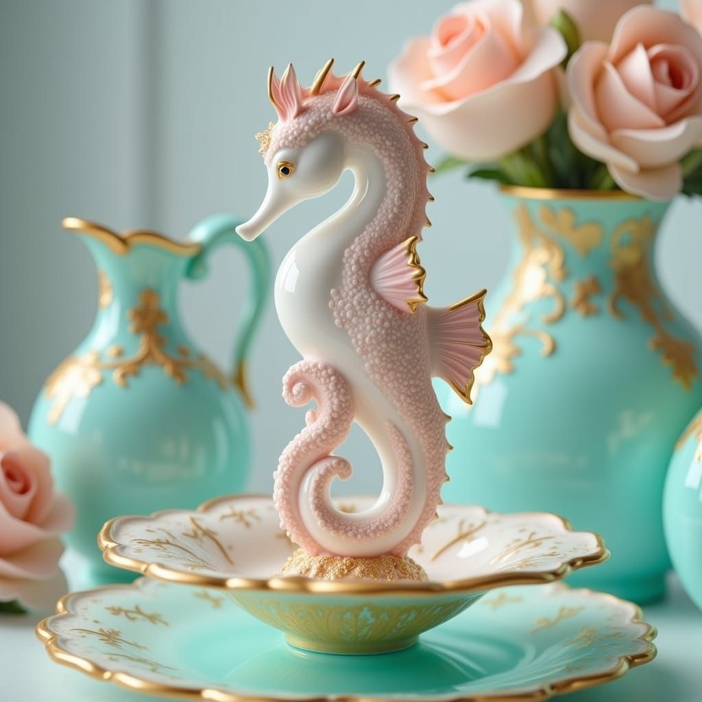 porcelain seahorse