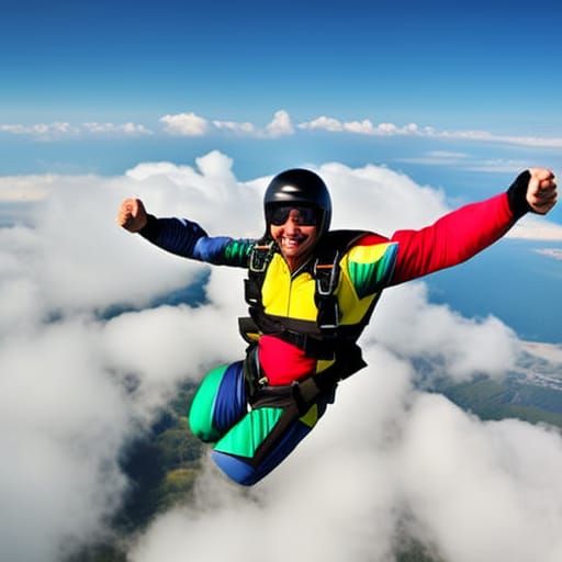 Skydiving in Divine Sunshine