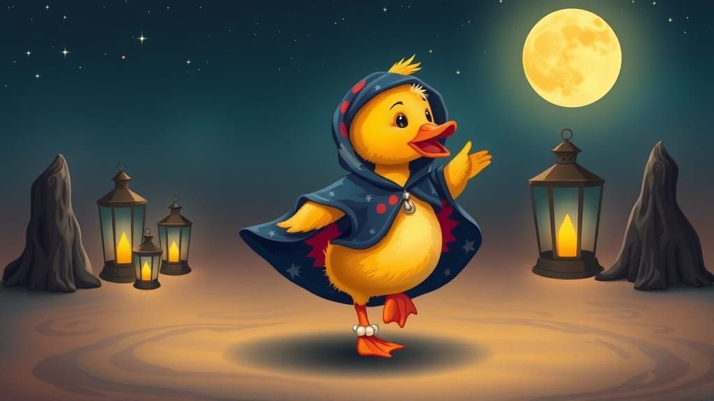 Dancing Duckling's Gothic-Hippy Beach Party