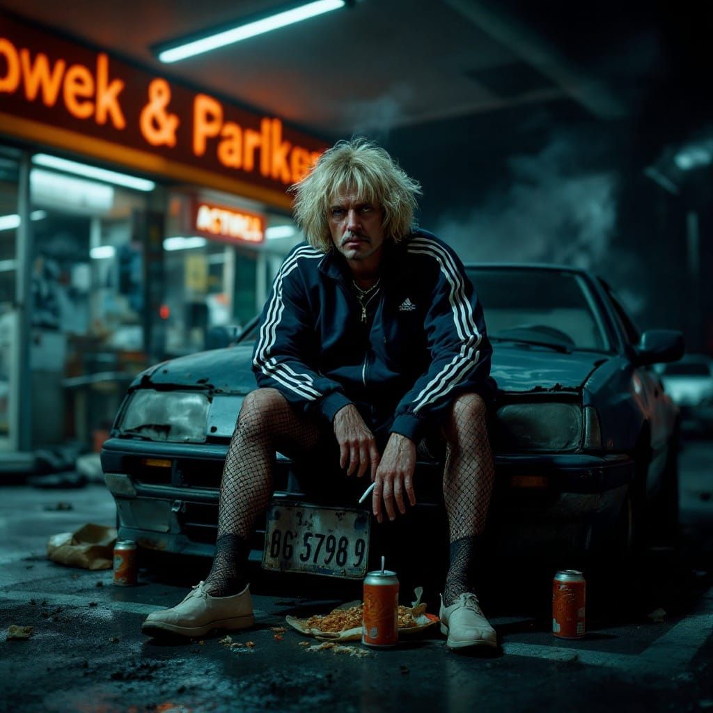 A Tired Soul in Urban Decay