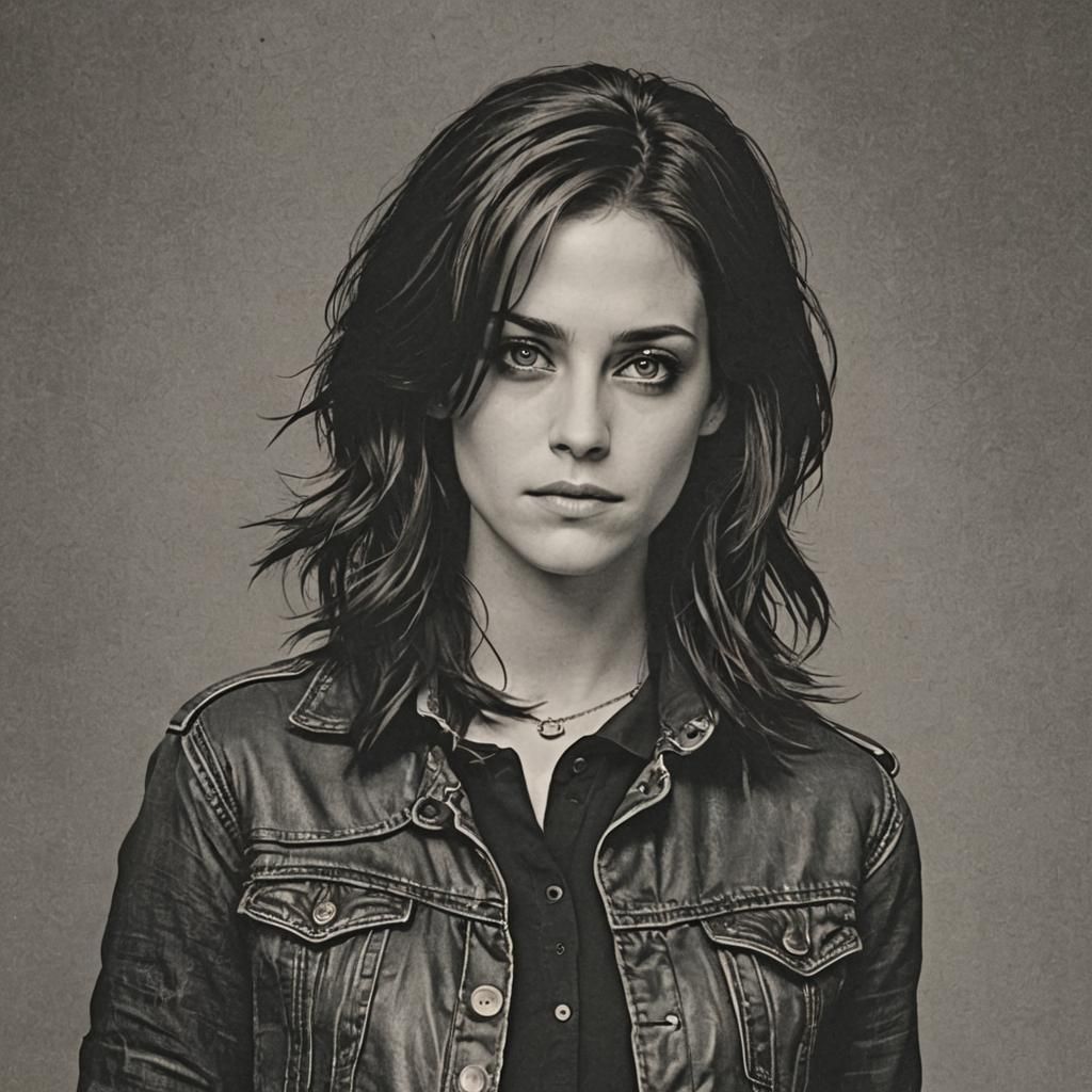 Realistic Digital Portrait of a Woman