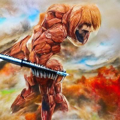 Colossal Titan Concept Art: Dark Fantasy Illustration