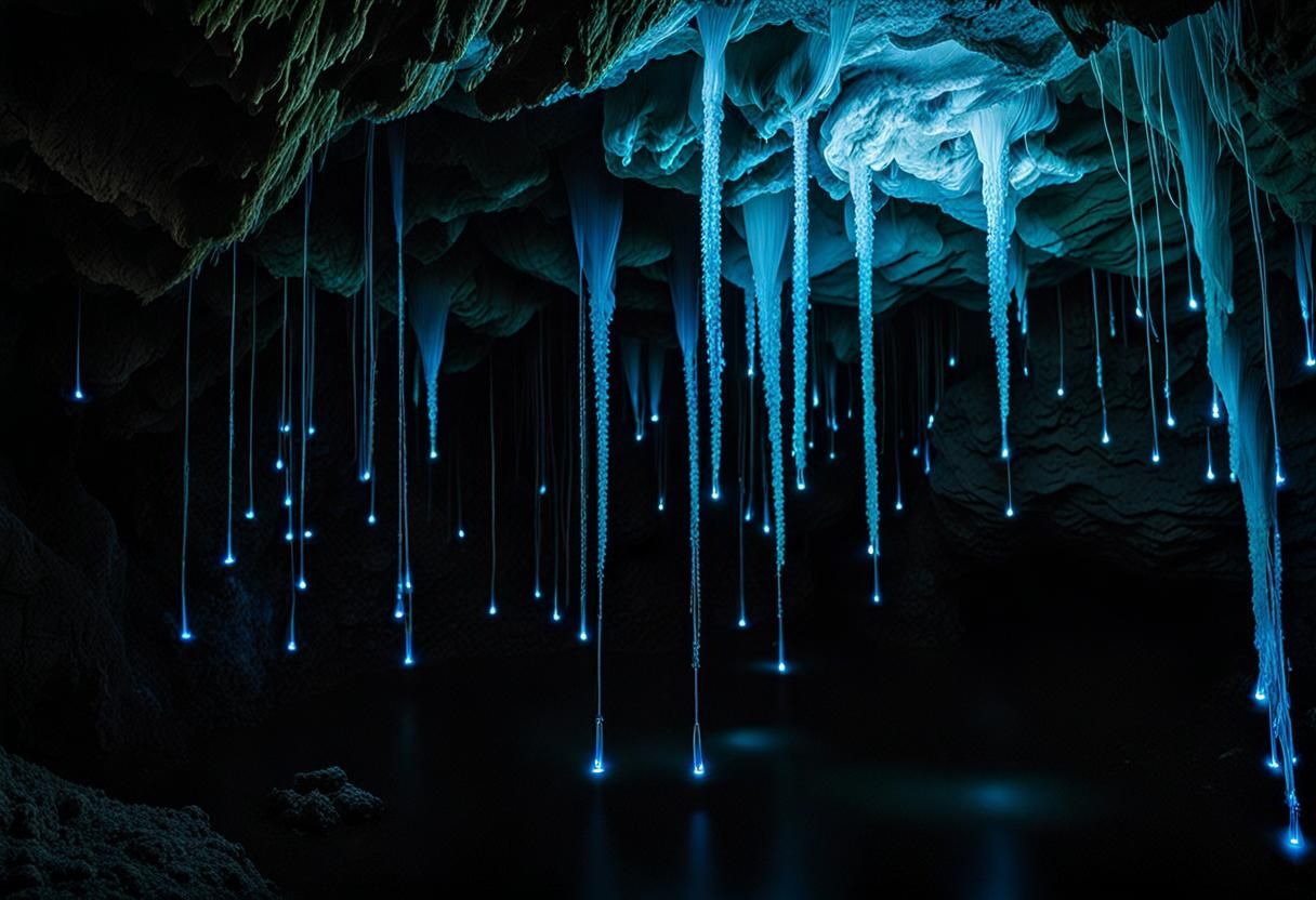 Glow Worm Caves of New Zealand