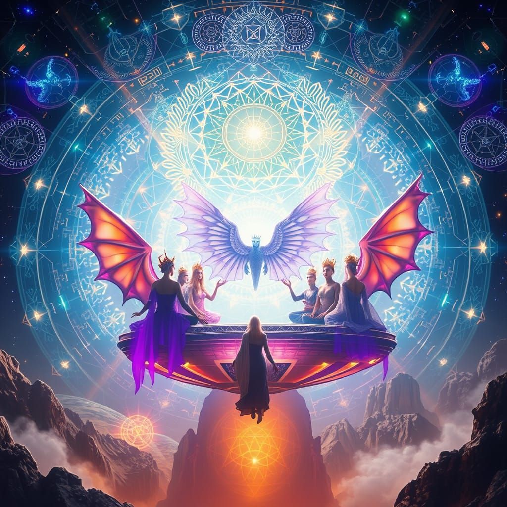 Arcturian Council in Crystalline Mothership