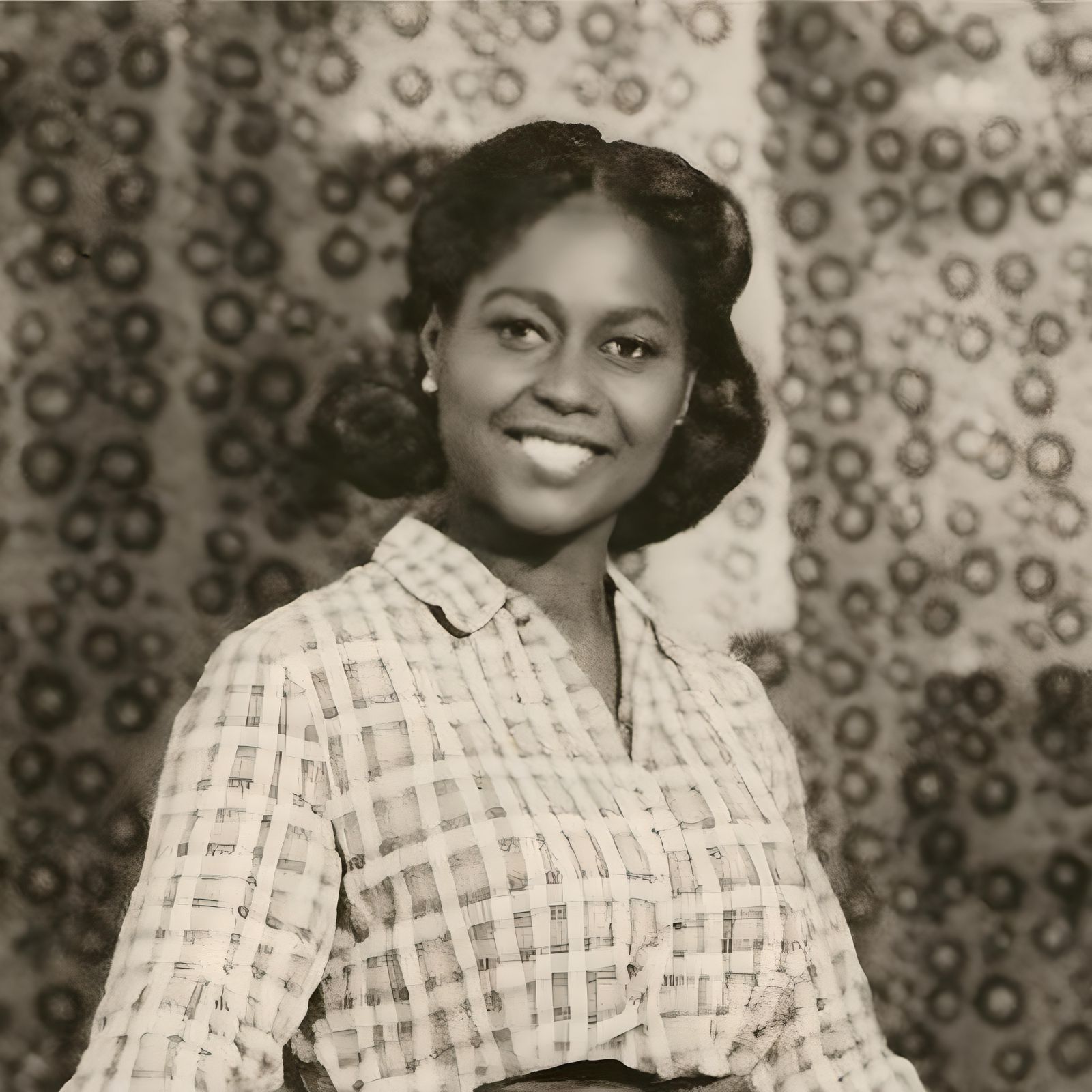 1970s School Teacher Portrait