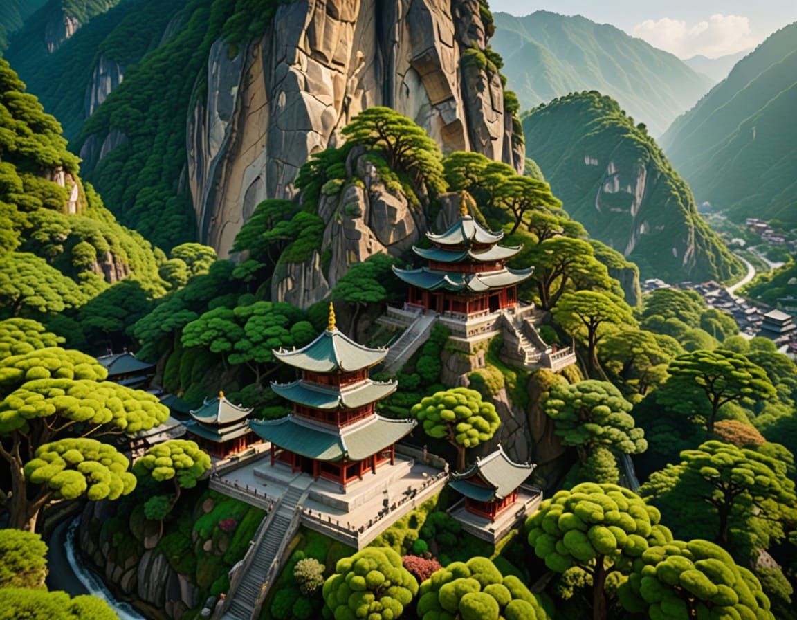 Buddhist Temple Oasis in South Korea's Majestic Mountains