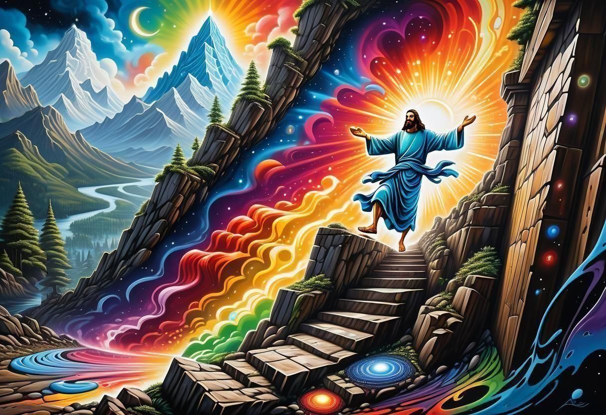 Jesus Christ: Graffiti Art of Eternal Consciousness