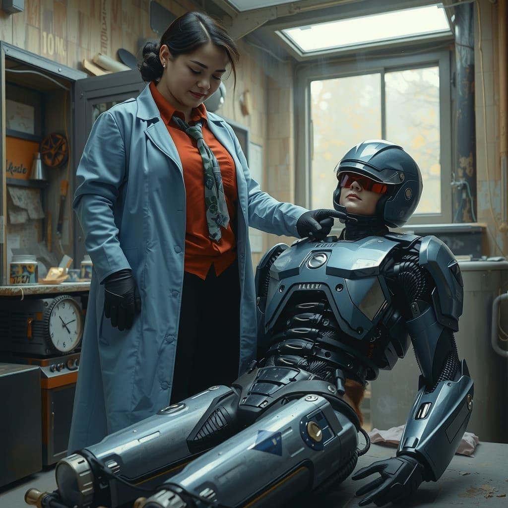 Idealized Naturalism in Tonalist Oil Painting Style