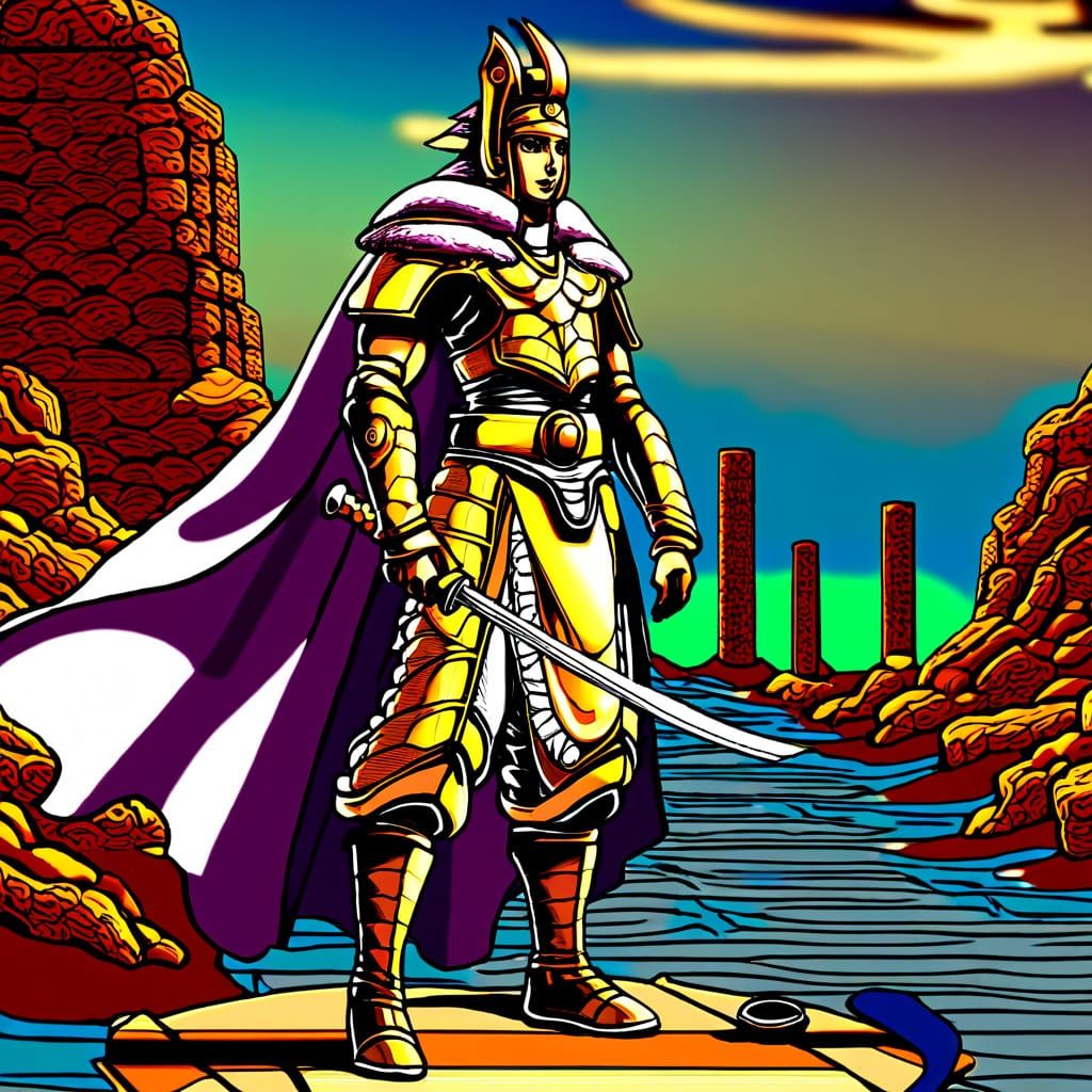 Heroic Yotab in Ancient Persian Armor