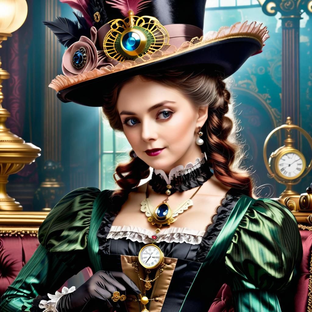 Steampunk Pokemon in Victorian Era