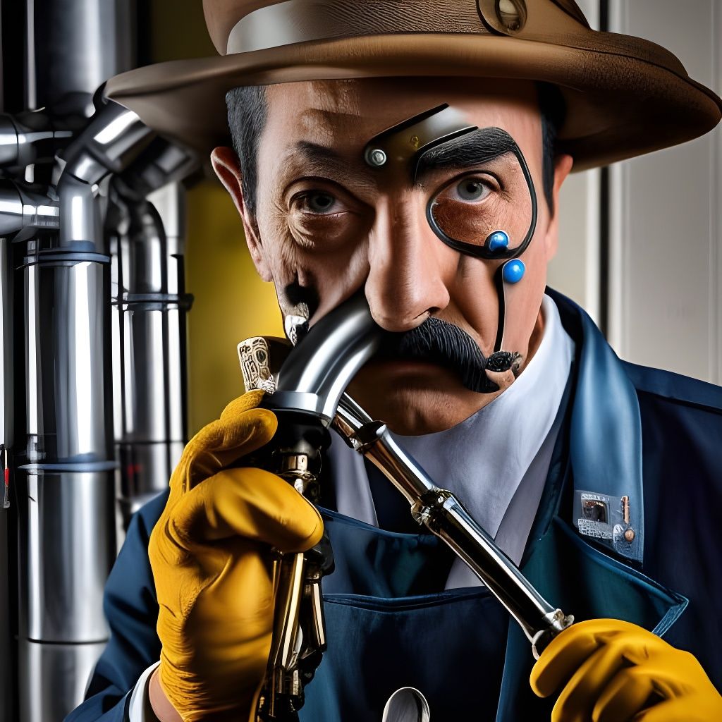 Surreal Plumber Installs Elaborate Pipework