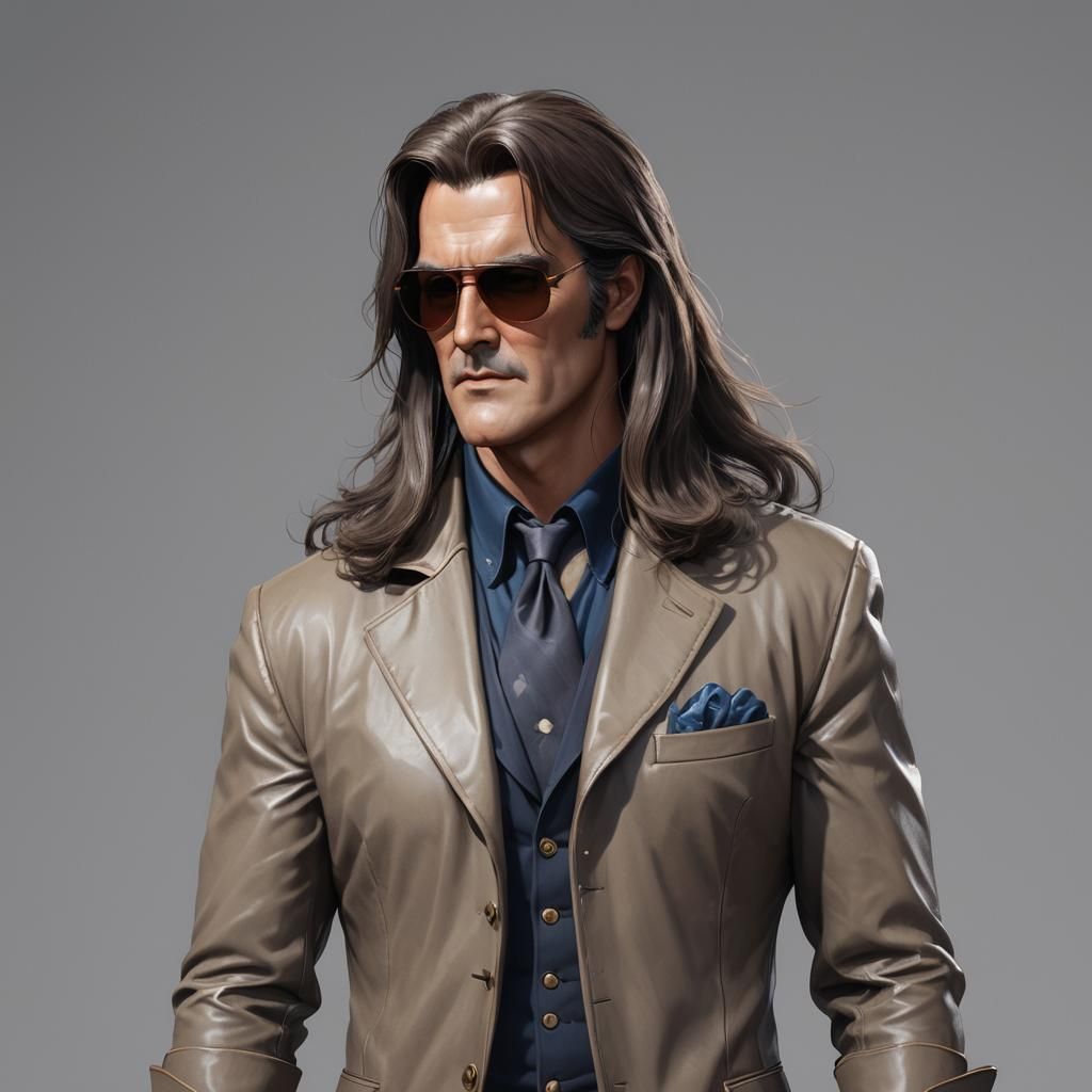 Young Bruce Campbell in Anime-Inspired 3D Art