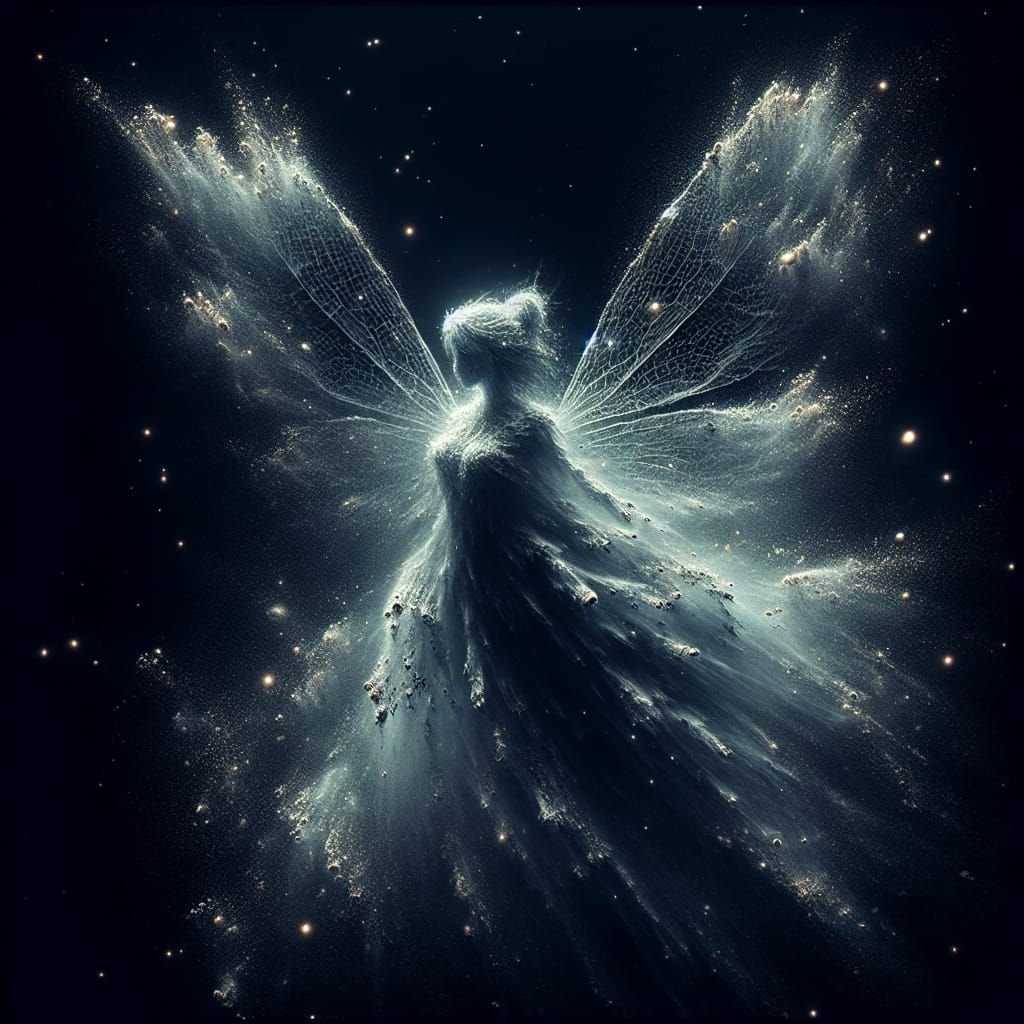 Surreal Fairy Conveys the Mysterious Beauty of Halley's Come...