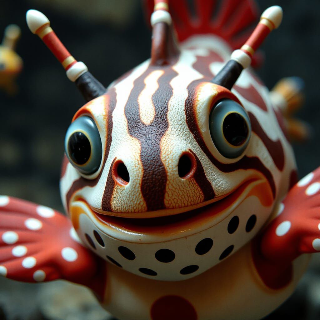 Okuda San Miguel Style Masked Fish