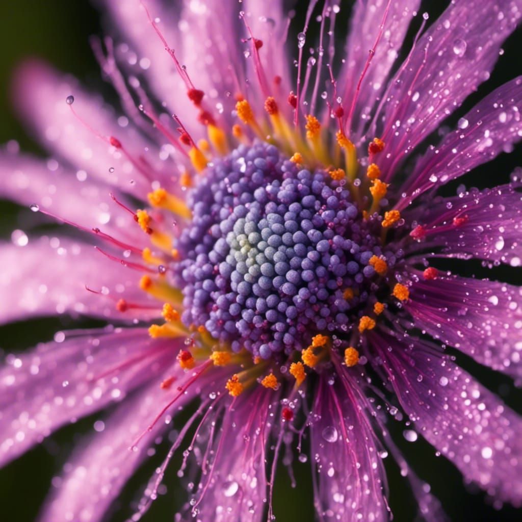 Detailed Flower Macrophotography in 8K Resolution