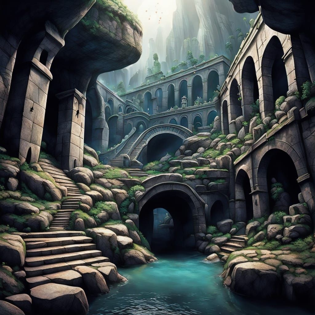 Underground Animals and City Explored by AI