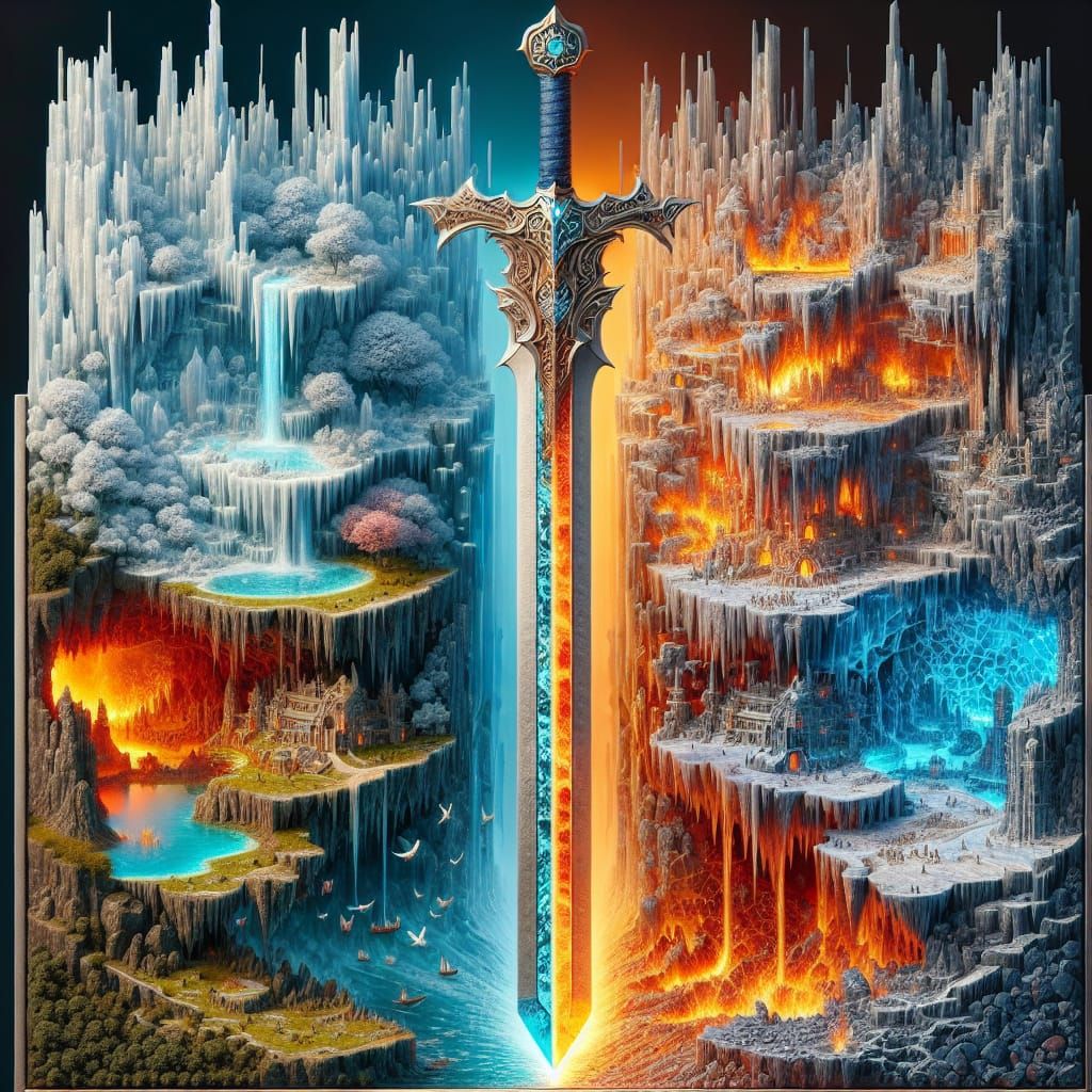 Epic Ice and Fire Sword Unveils Miniature Fantasy Kingdom